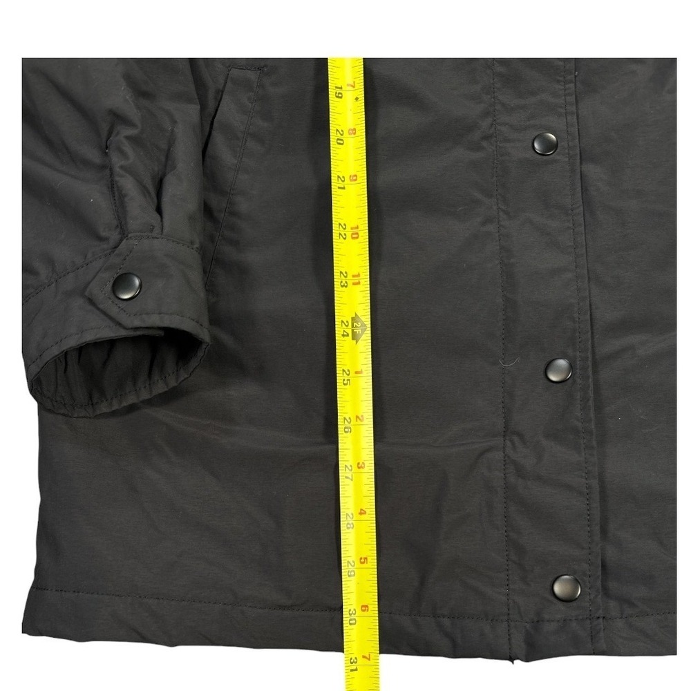 Vans Mens Black Nylon Snap Front Coach‎ Jacket Size L Lightweight Casual - Picture 4 of 8